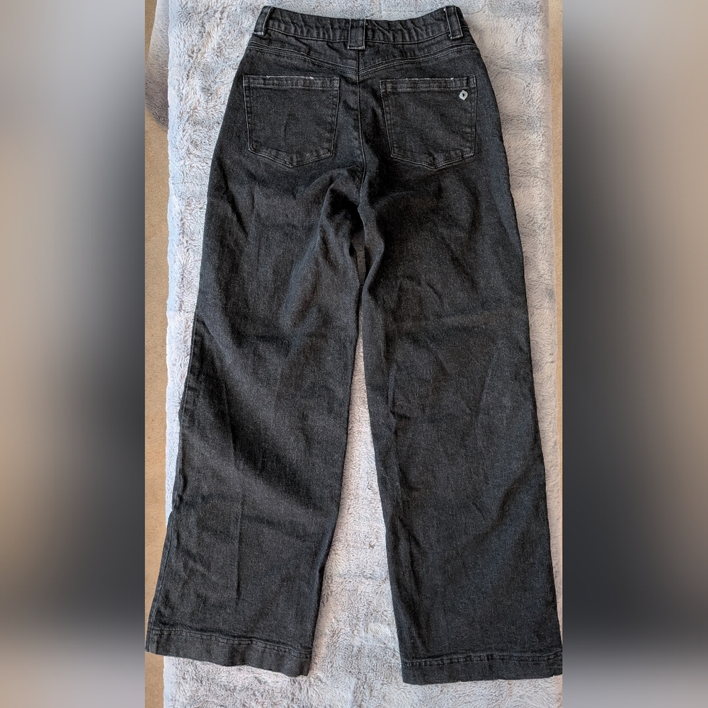 Democracy Charcoal Wide-Leg Jeans NWOT - Picture 2 of 5